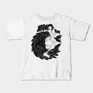 Crow Girl Kids T-Shirt